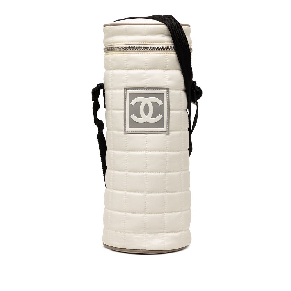 Pre-Loved Chanel Quilted Sport Line Bottle Holder Crossbody